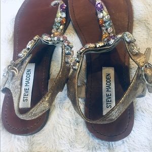 Steve Madden Shoes - Steve Madden jeweled sandals Steve Madden Shoes - Steve Madden jeweled sandals